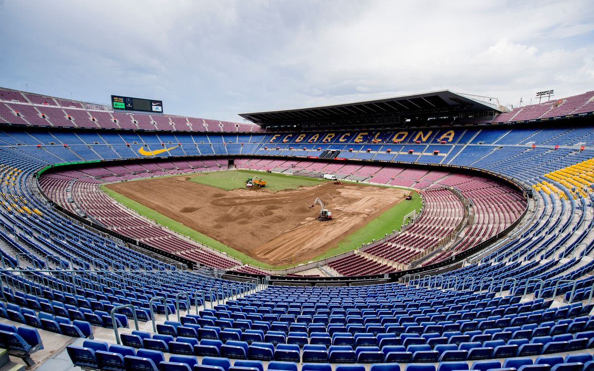 New pitch to be laid at Spotify Camp Nou