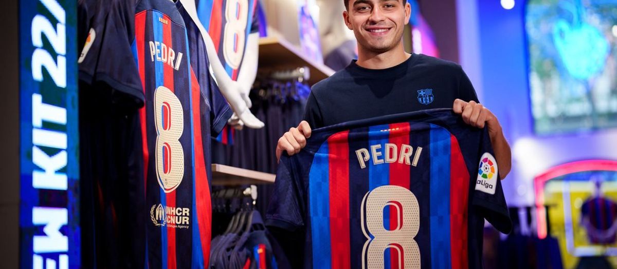 Pedri, nouveau numéro '8' du Barça