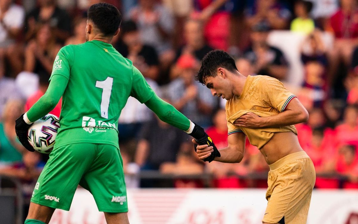 Olot - Barça: Empate en el estreno de la pretemporada (1-1)