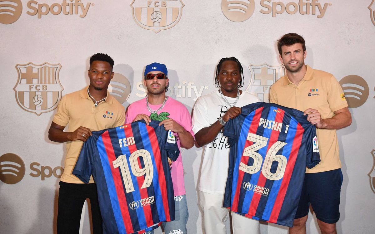 Barça and Spotify celebrate their partnership agreement with a musical event in Miami