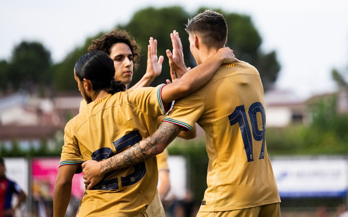 FC L’Escala - Barça Atlètic: Triomf culer en el segon test (0-4)
