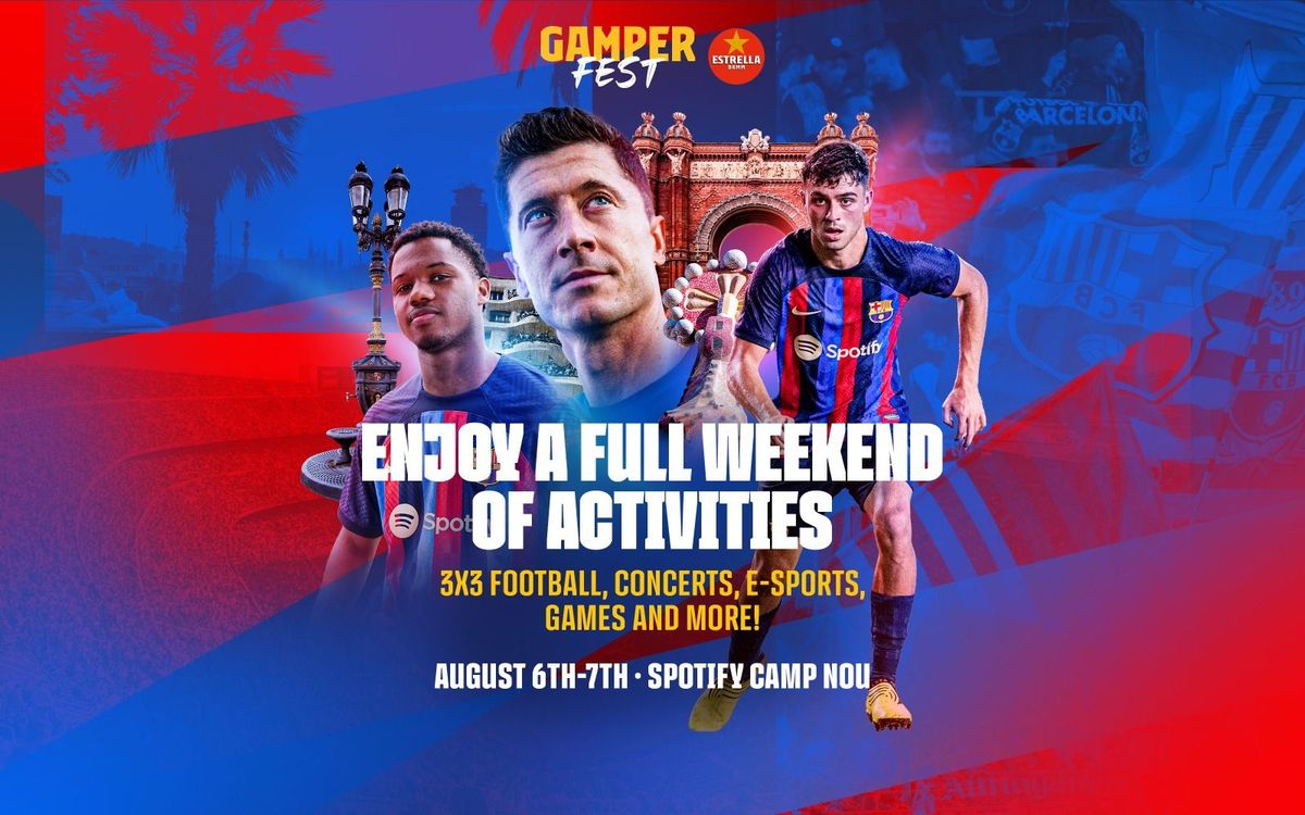 Two days of activities and concerts as part of the Joan Gamper Trophy celebration