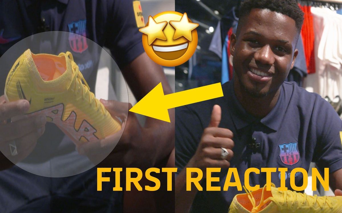 Unboxing : Ansu Fati découvre ses nouvelles Nike Mercurial