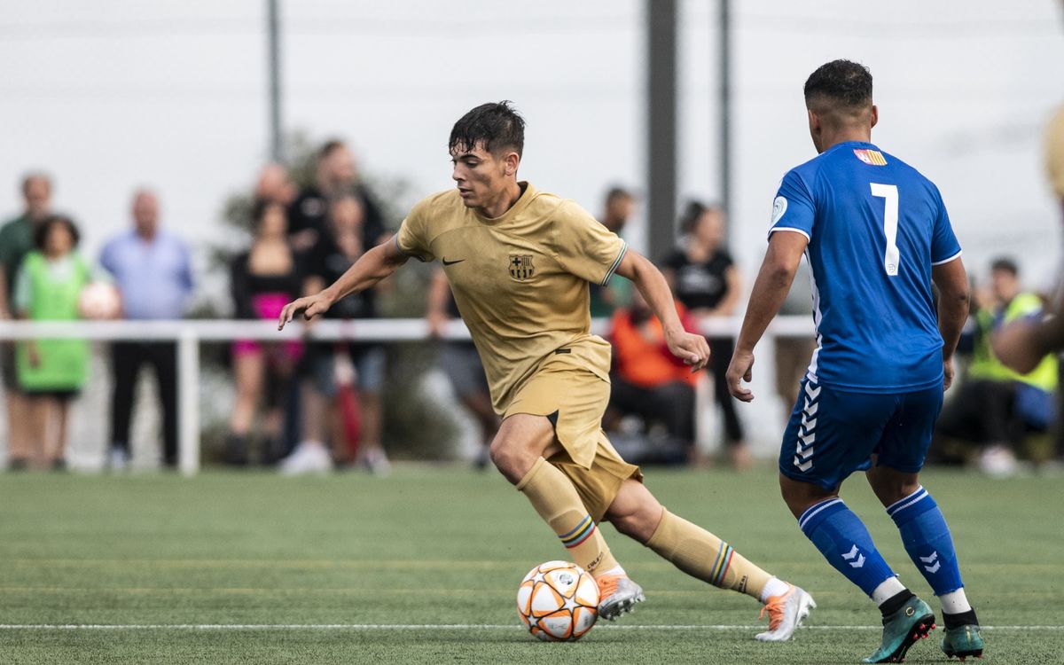 CP San Cristóbal - Barça Atlético: Eliminados de la Copa Catalunya (1-0)