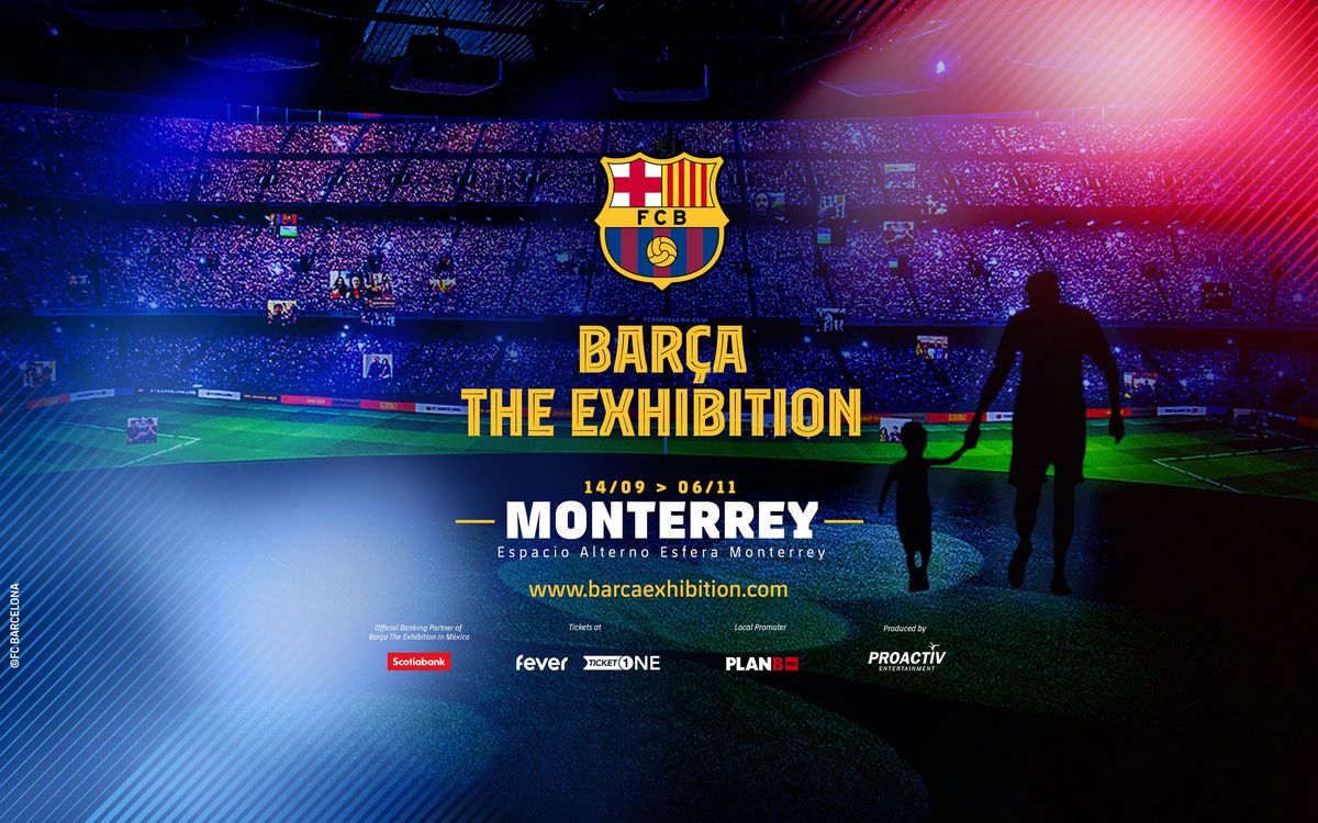 La exposición y museo itinerante 'Barça, The Exhibition' viaja por primera vez a Latinoamérica y hará su estreno en Monterrey