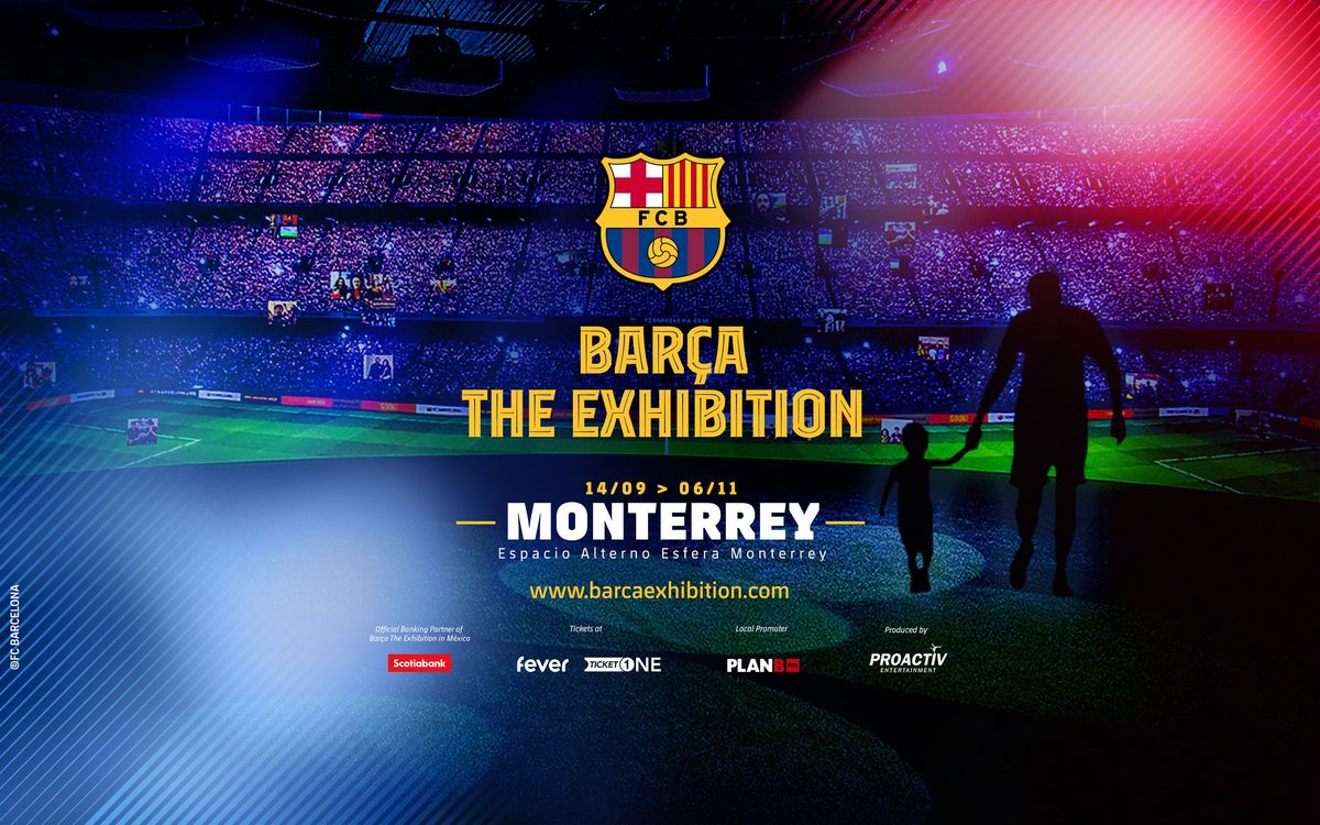 L’exposició i museu itinerant ‘Barça, The Exhibition’ viatja per primera vegada a Llatinoamèrica i farà la seva estrena a Monterrey