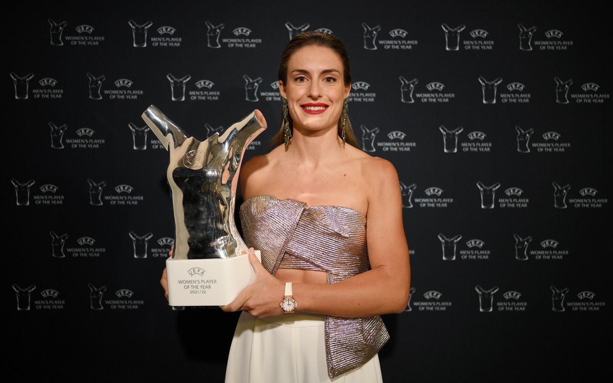 Alexia Putellas, meilleure joueuse UEFA de l'année