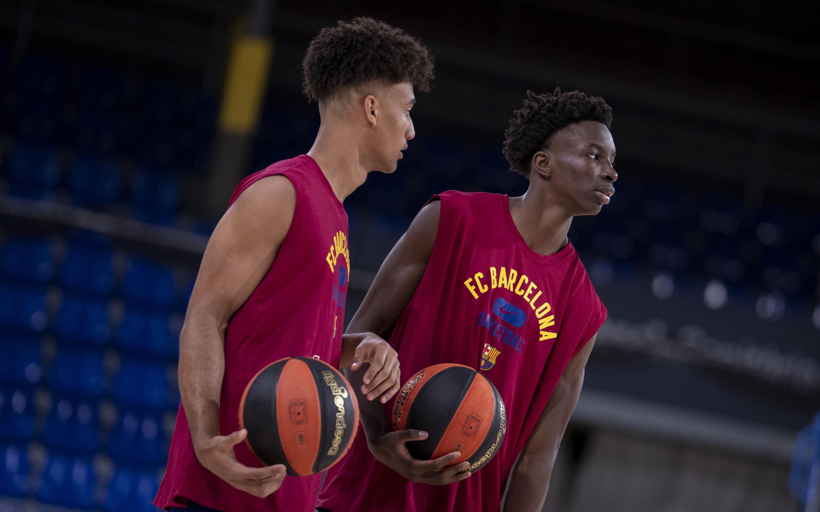 El primer entrenament del Barça de bàsquet (30-08-2022)