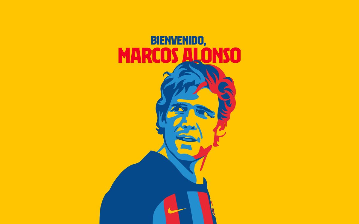 Marcos Alonso, nuevo jugador del Barça