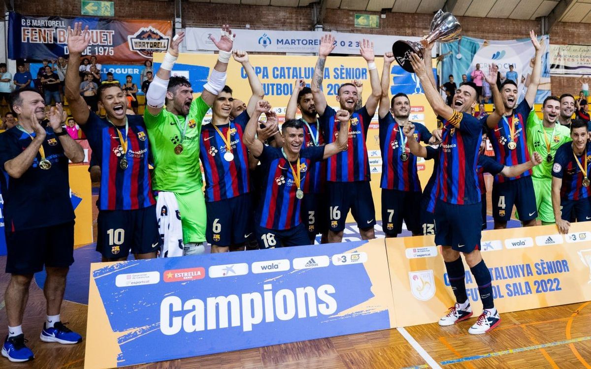 Industrias Santa Coloma 4-5 Barça: Catalonian Cup champions!