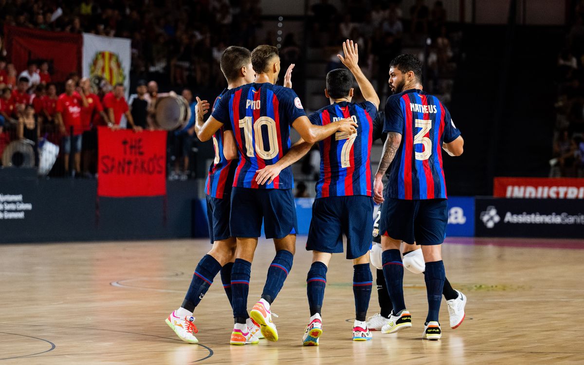 Industrias Sta Coloma 5-6 FC Barcelona: Winning start to league