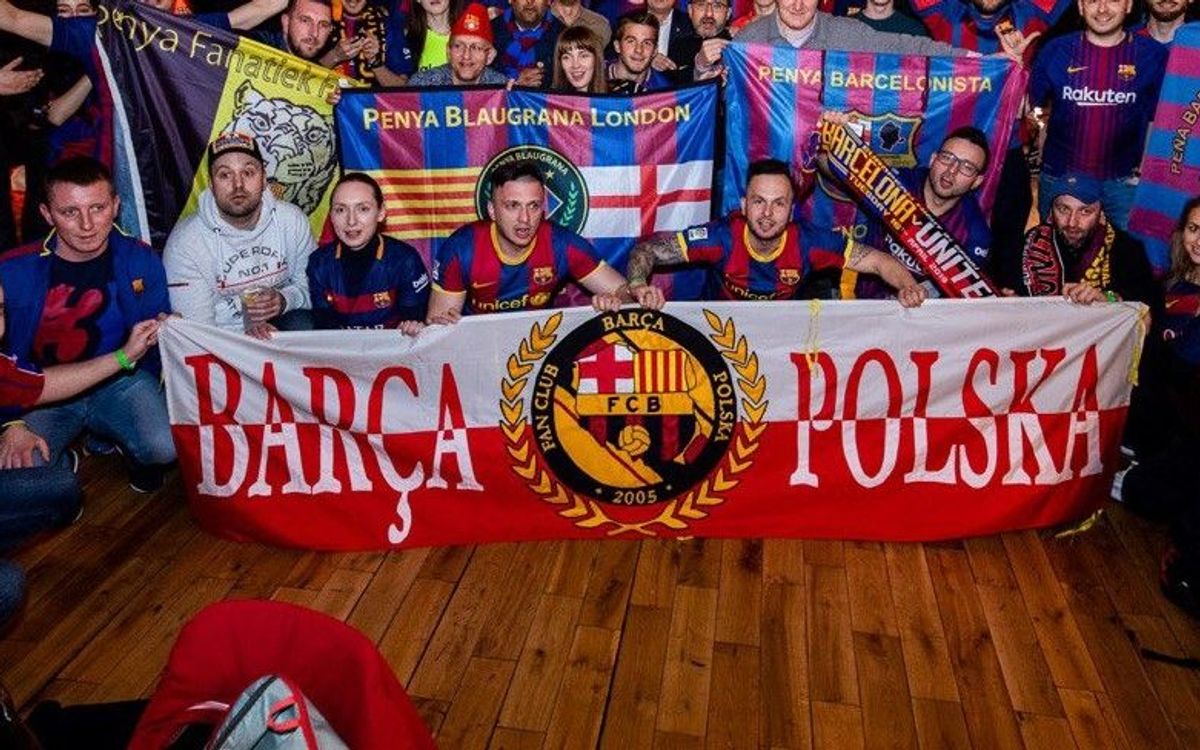 661 Polish penya members headed to Allianz Arena to support FC Barcelona