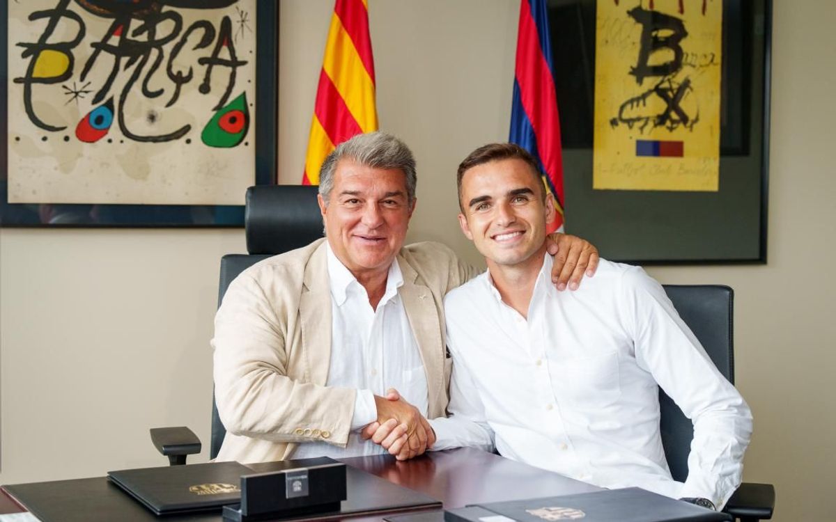 Jornada de signatures amb el president Laporta