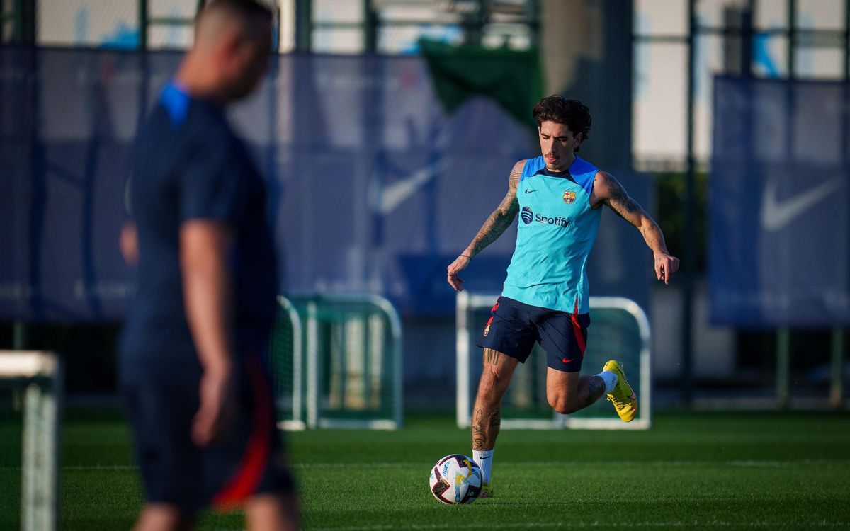 First training session during the international break