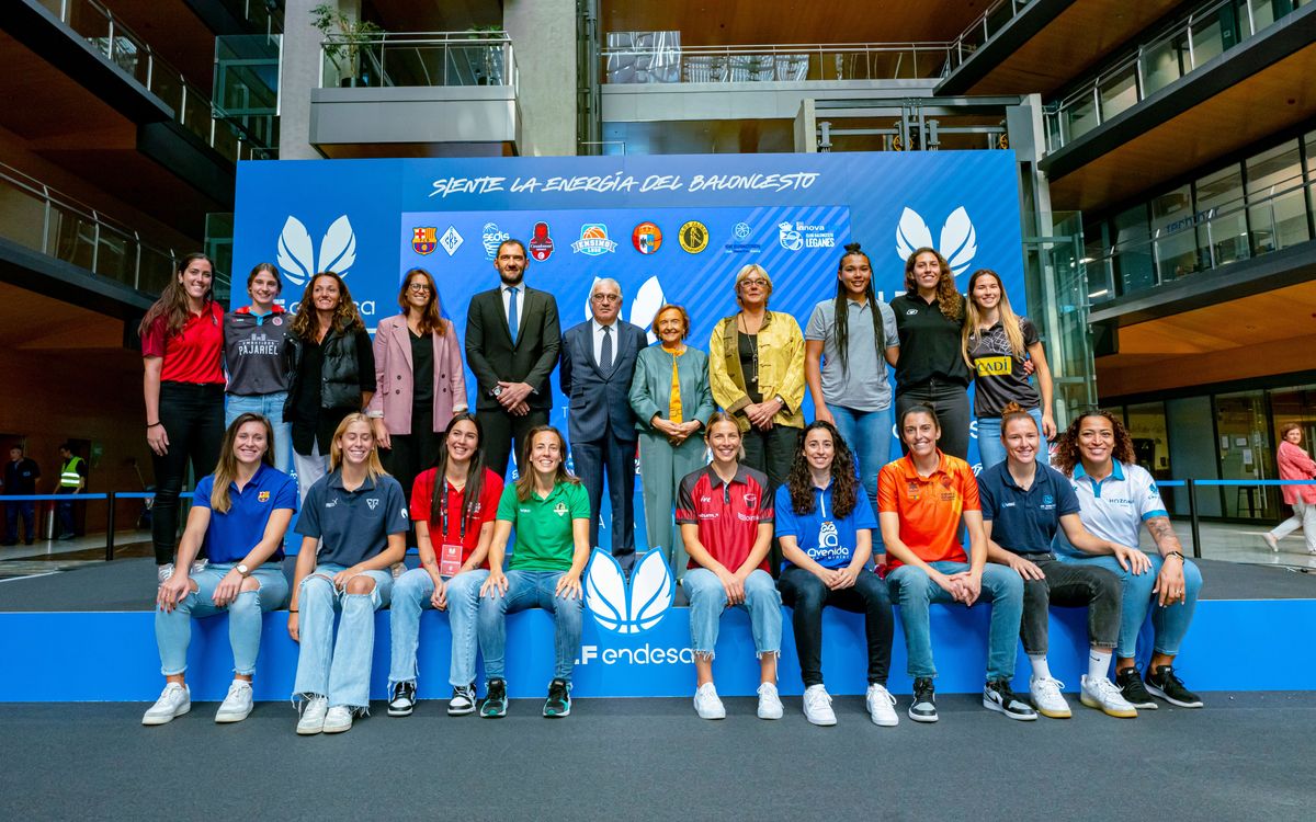 Presentada la Liga Femenina Endesa con representacióbn blaugrana
