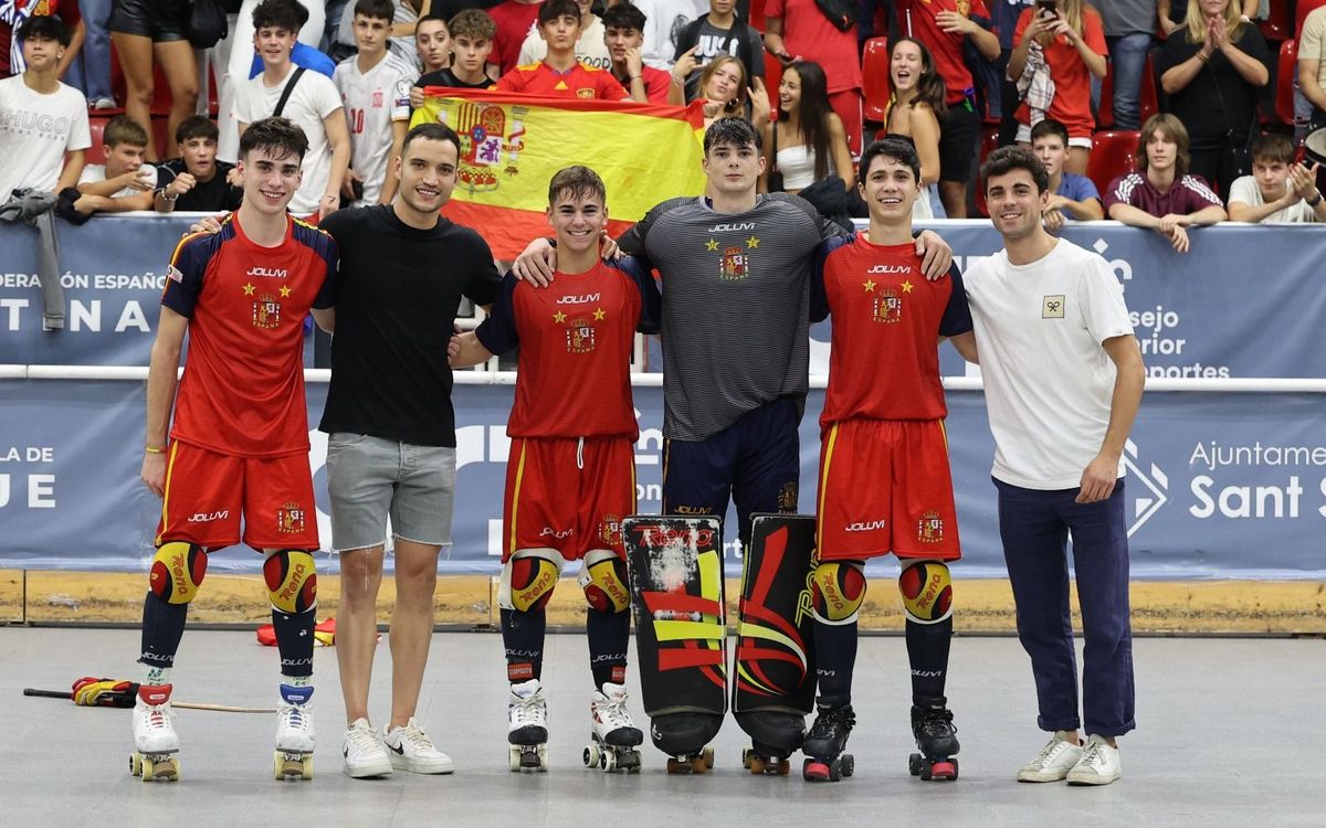 Miki Escala, Àlex Ortigosa, Eloy Megino y Carles Casas se proclaman campeones de Europa sub-17
