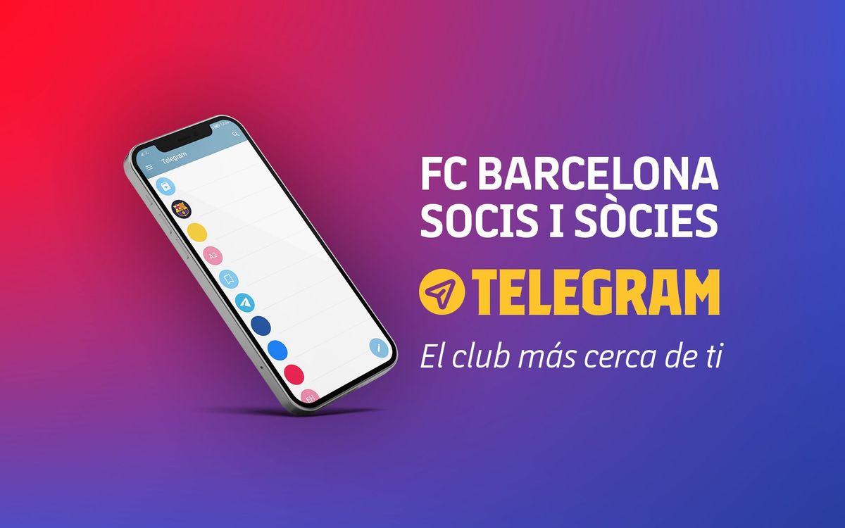 Telegram, nuevo canal de comunicación entre el Club y los socios y socias