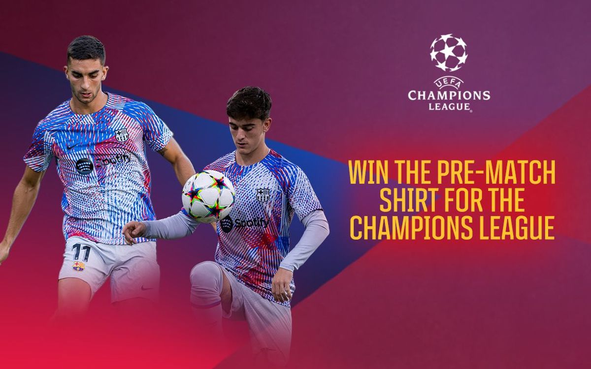 Win the Champions League warm-up shirt!