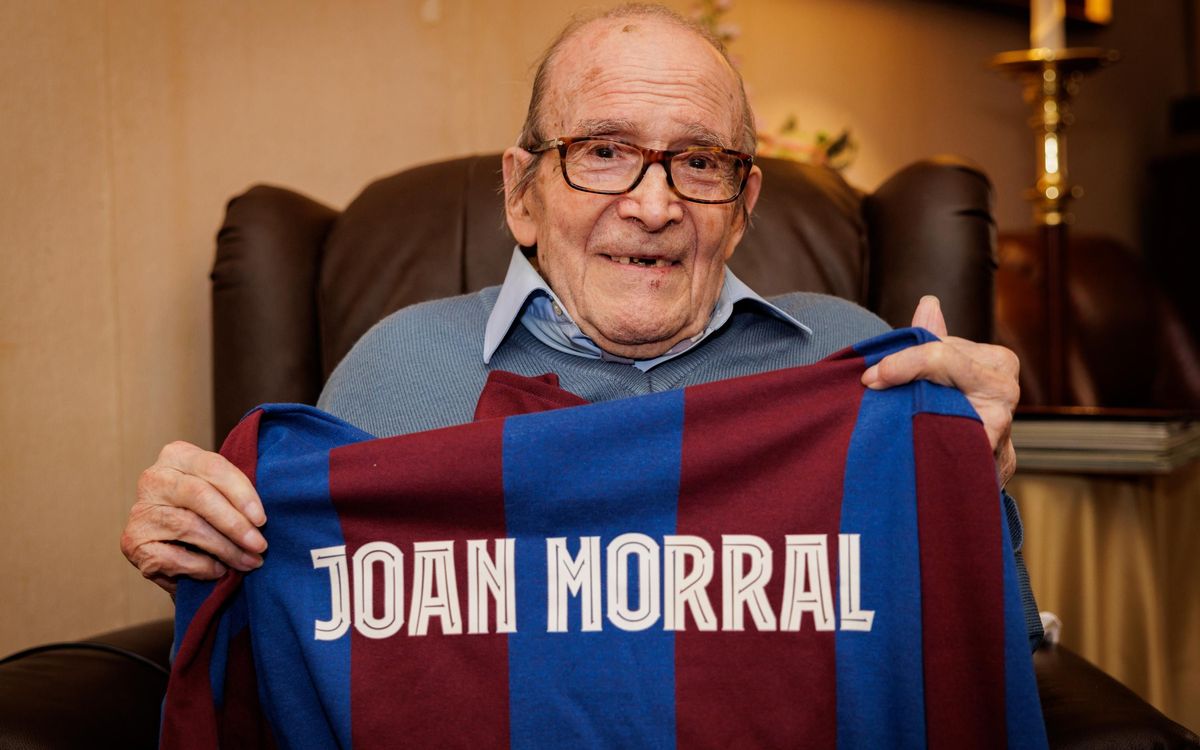 Mor Joan Morral, l’exfutbolista del Barça de més edat