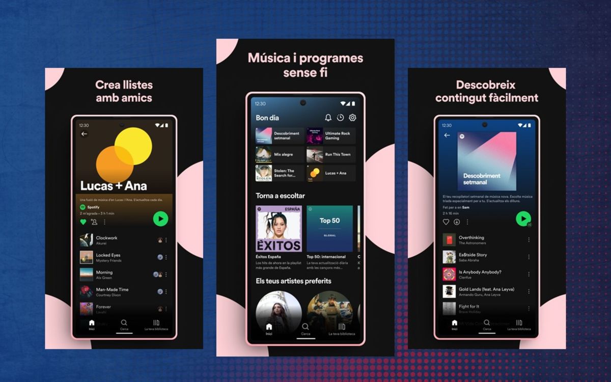 Spotify incorporarà el català en la seva app, en el marc de la seva aliança amb el FC Barcelona