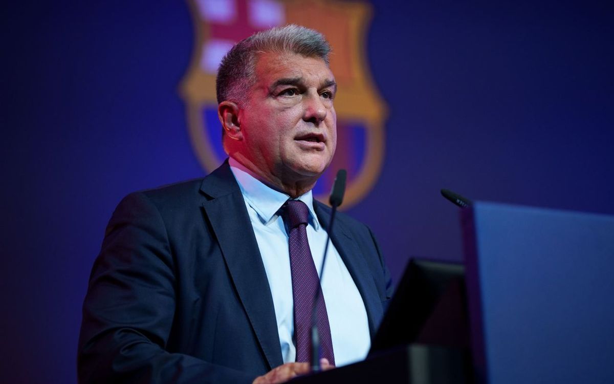 Joan Laporta: 'Together we have saved the Club'