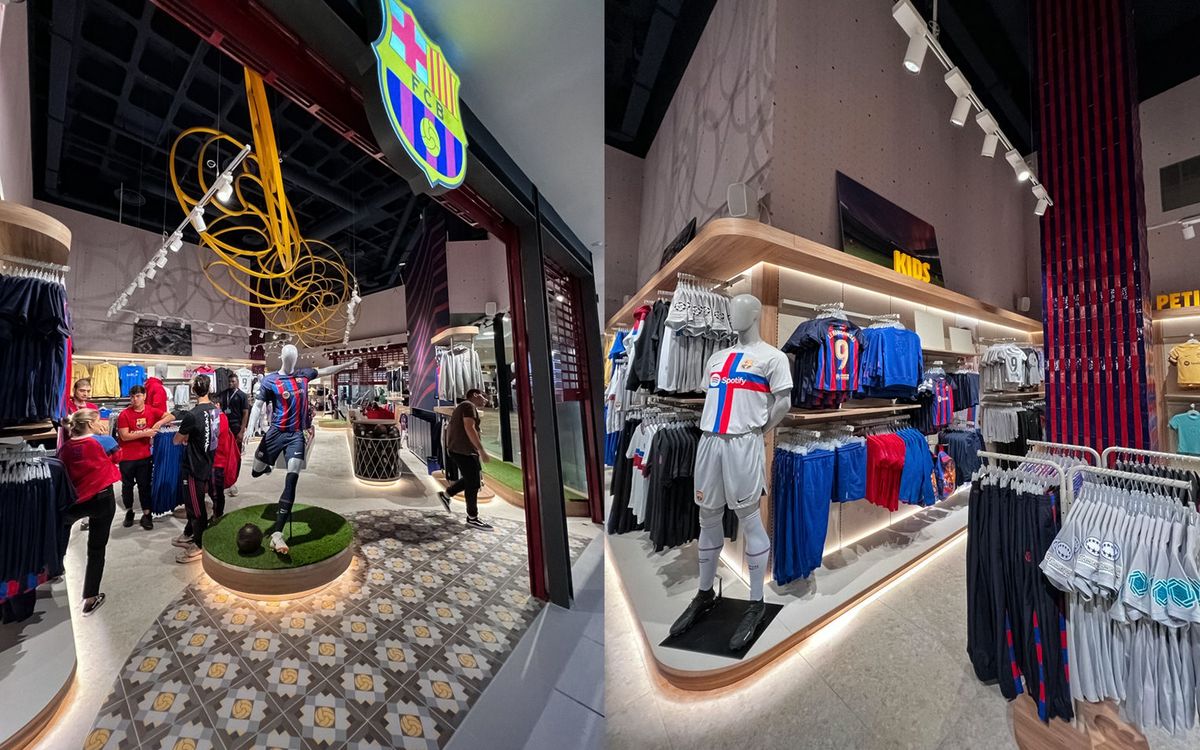 El FC Barcelona abre su primera Barça Store en Tarragona, en el centro comercial Parc Central