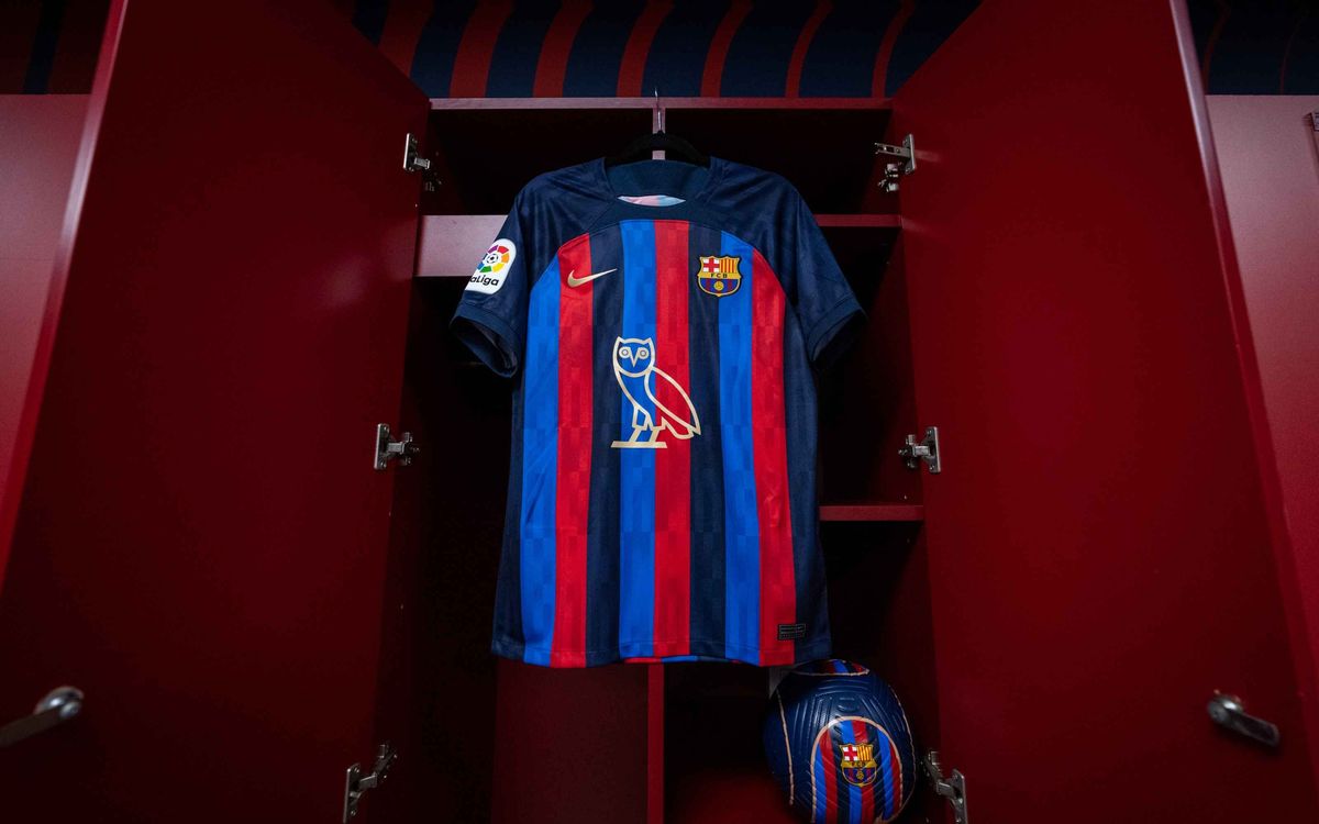 Barça to wear the logo of the singer, Drake, on the front of their jersey against Real Madrid