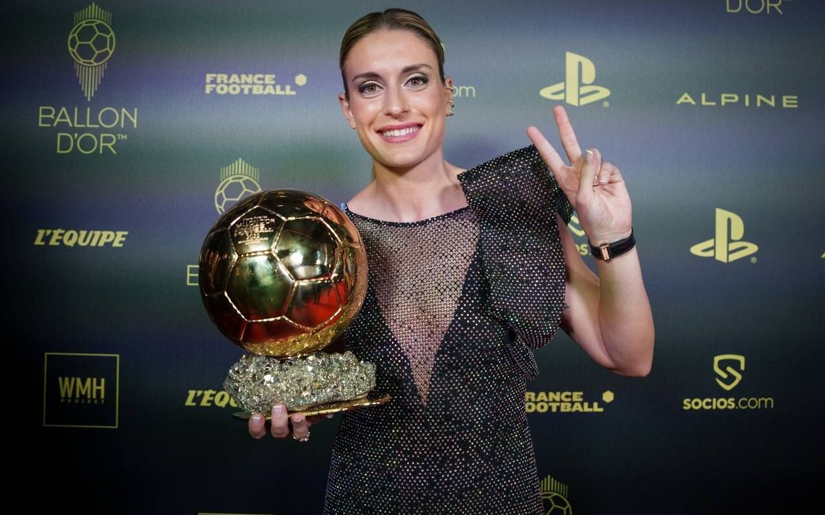 Alexia Putellas wins second Ballon d'Or