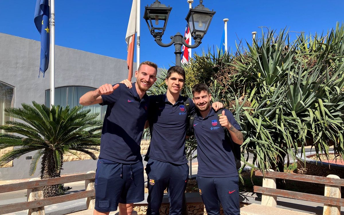 ¡El Barça ya está en Malta y tiene ganas de Champions!