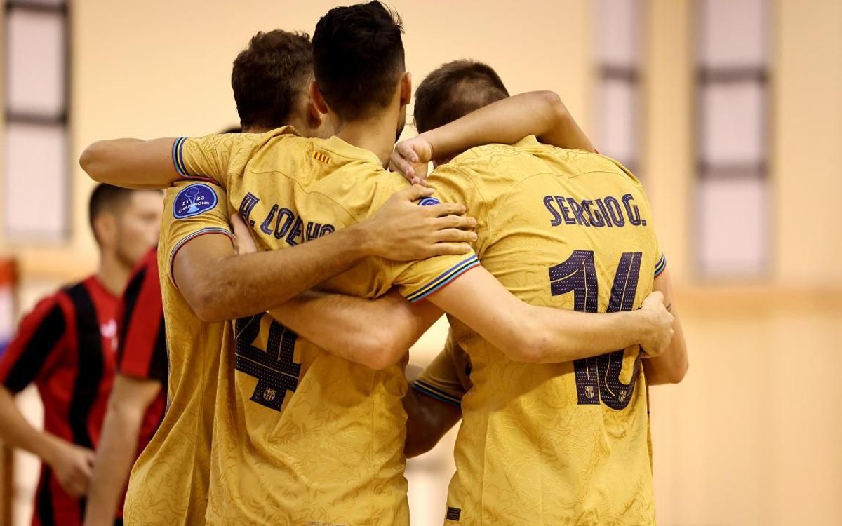 Dobovec 0-8 Barça: comfortably though to the Elite Round