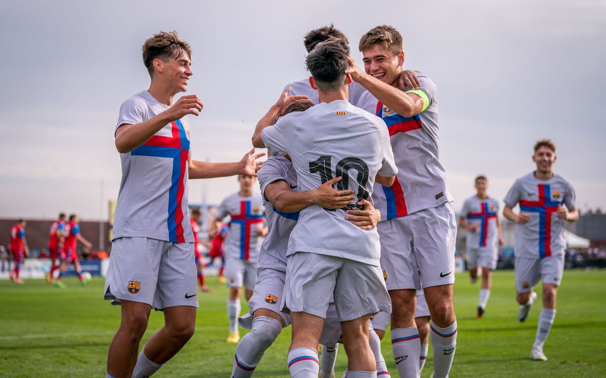 Viktoria Plzen 1-1 Barça Under 19A: Draw to conclude the group stage
