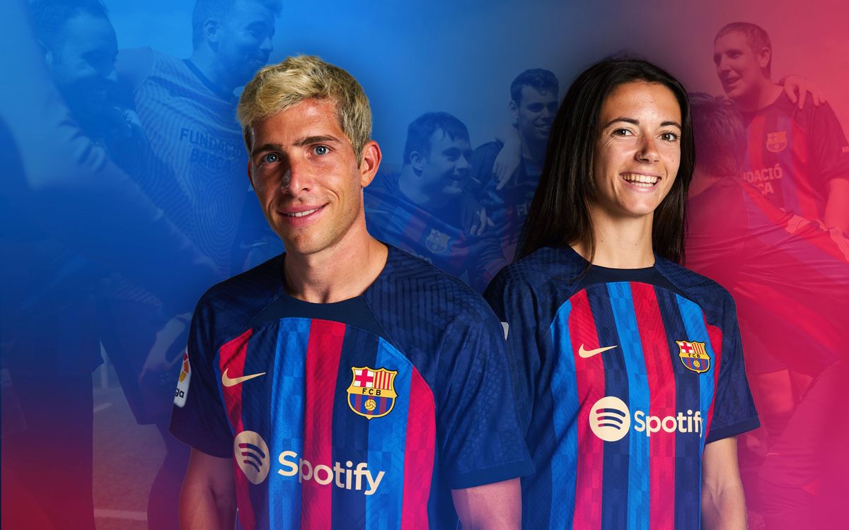 Aitana Bonmatí and Sergi Roberto, 2022/23 ambassadors for the Barça Foundation