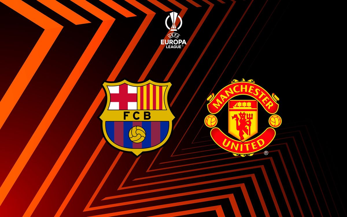 El Manchester United, rival del FC Barcelona en la Europa League
