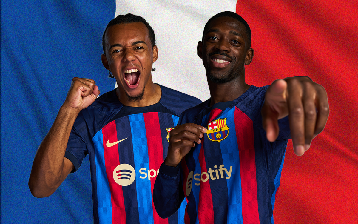 Kounde and Dembélé in the France World Cup squad