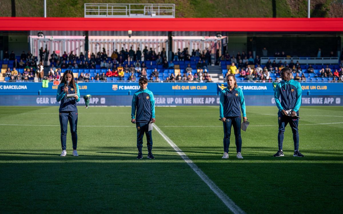 El Barça, comprometido en la lucha contra la violencia hacia las mujeres