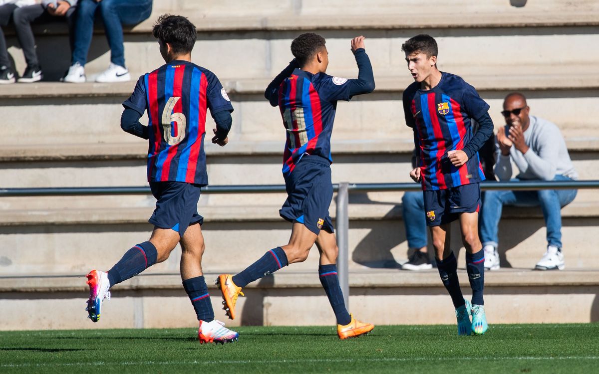 Juvenil A - Nàstic de Tarragona: Gran goleada azulgrana (5-0)