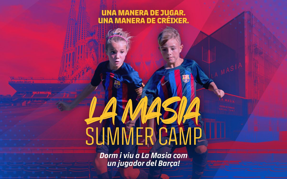 La Masia Summer Camp obre inscripcions per al juliol del 2023
