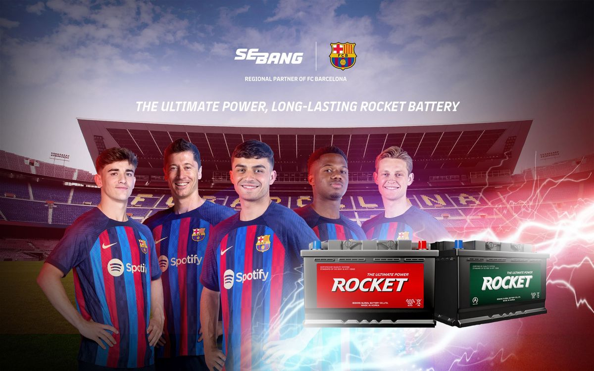 FC Barcelona and Sebang Global Battery renew partnership for a further three years