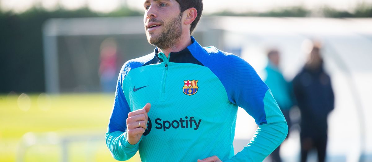 Back to training with Sergi Roberto fully fit