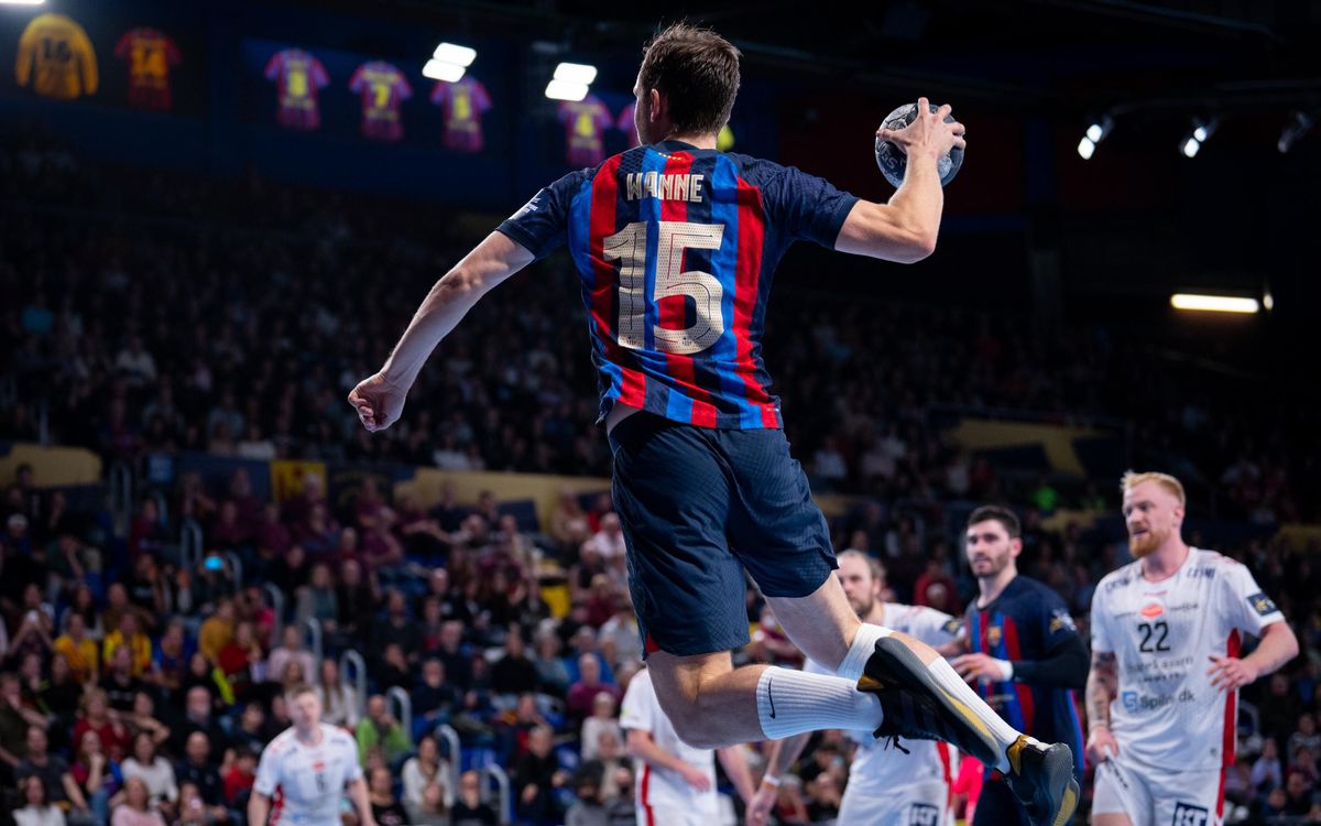 Barça – Aalborg Handbold: Líderes y invictos (32-26)