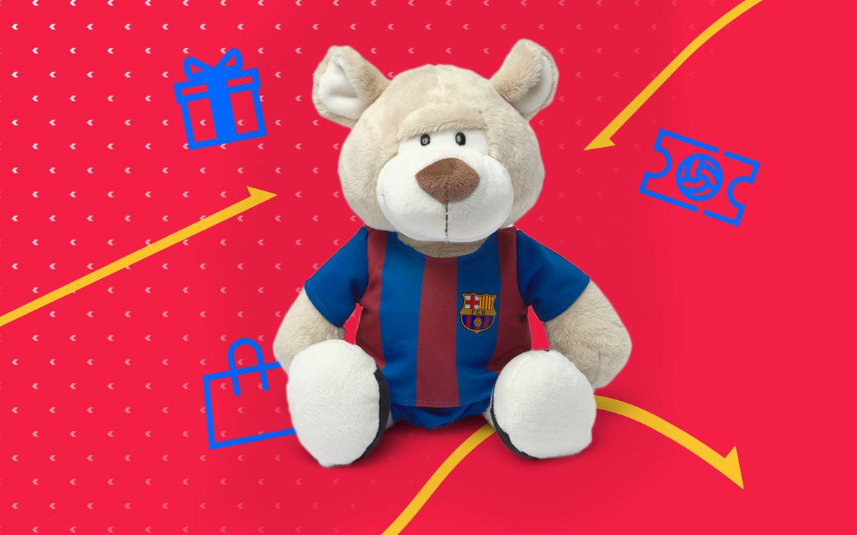 Peluche osito culé - FC Barcelona – Barça Official Store Spotify