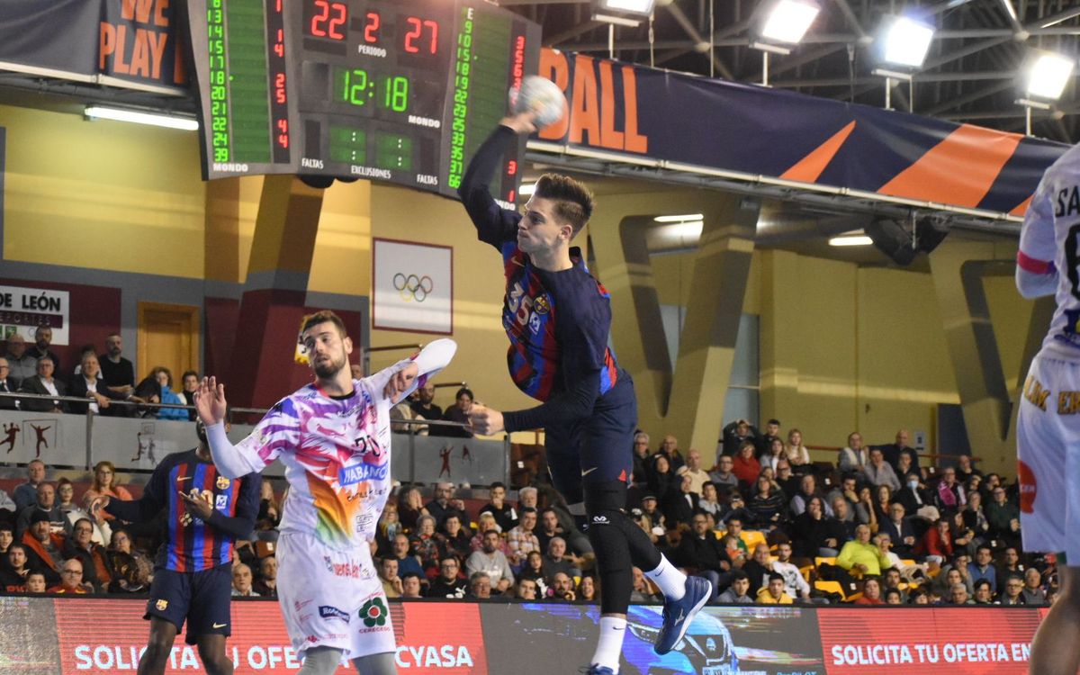 Abanca Ademar León 30-42 Barça: Win to round off the year in the Liga ASOBAL