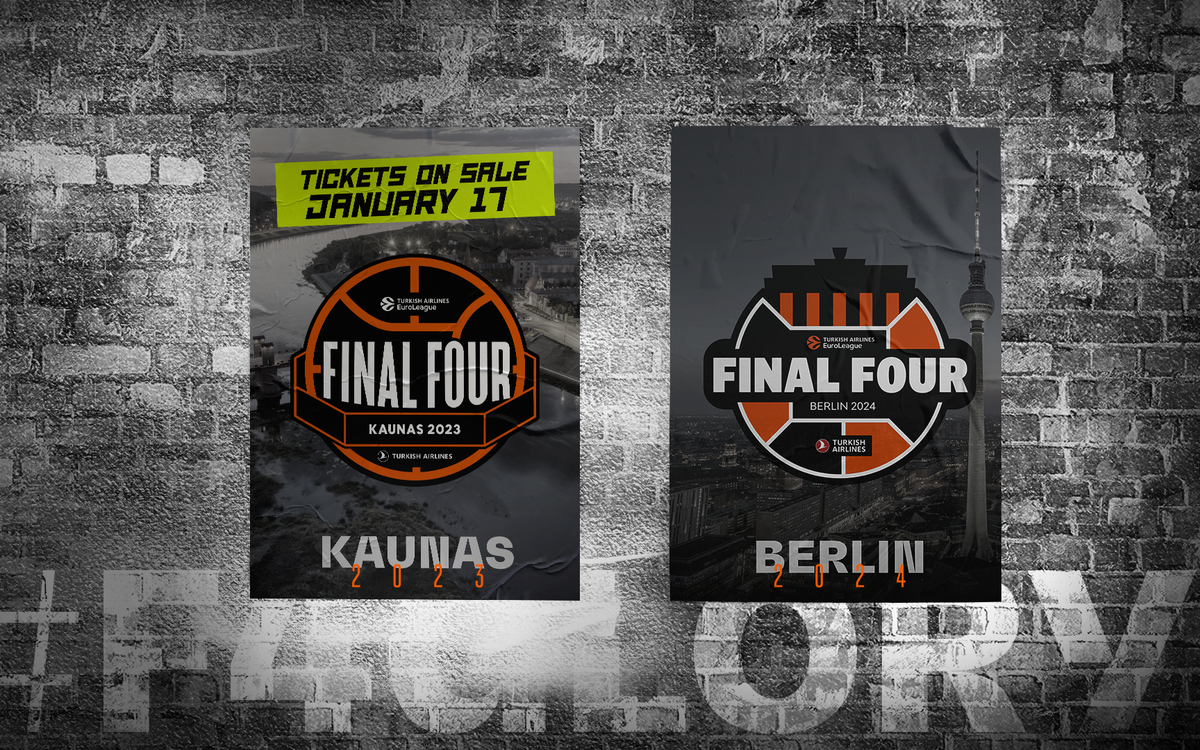 Kaunas i Berlín acolliran les Final Four del 2023 i 2024