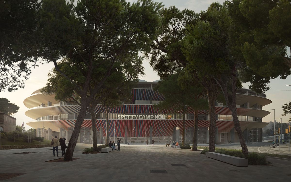 Who are the architects of the future Camp Nou?