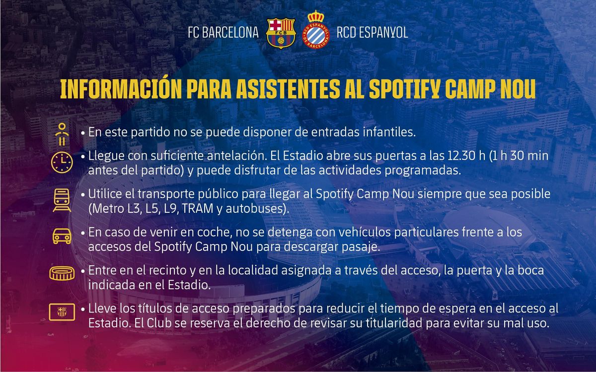 verano mostrar Desigualdad El partido contra el Espanyol no dispondrá de entradas infantiles gratuitas