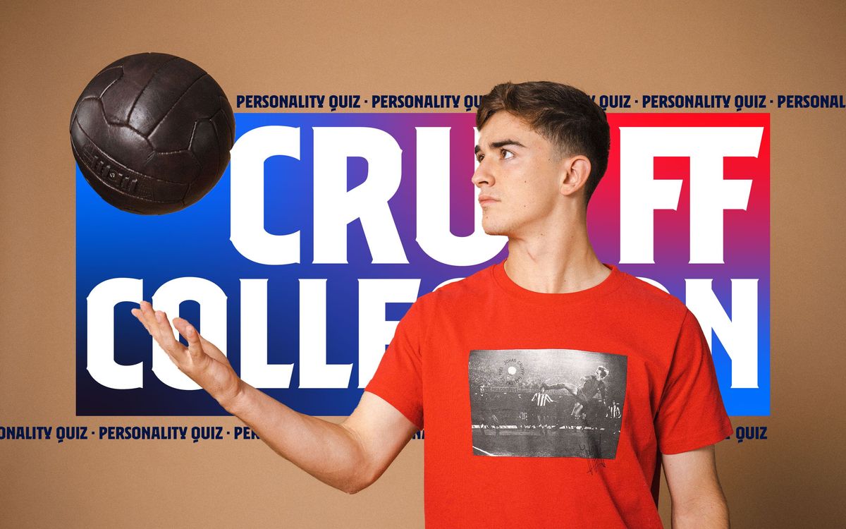 Quin producte de la col·lecció Barça Cruyff necessites?