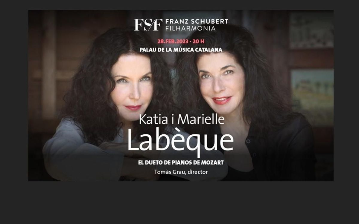 Descuento del 30% para el dueto de pianos de Mozart a cargo de las hermanas Labèque