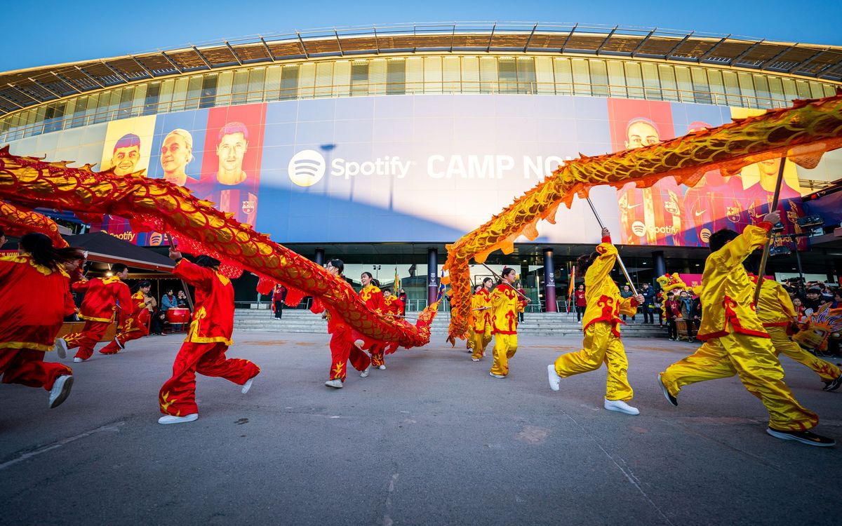 Year of the Rabbit celebrated at Spotify Camp Nou