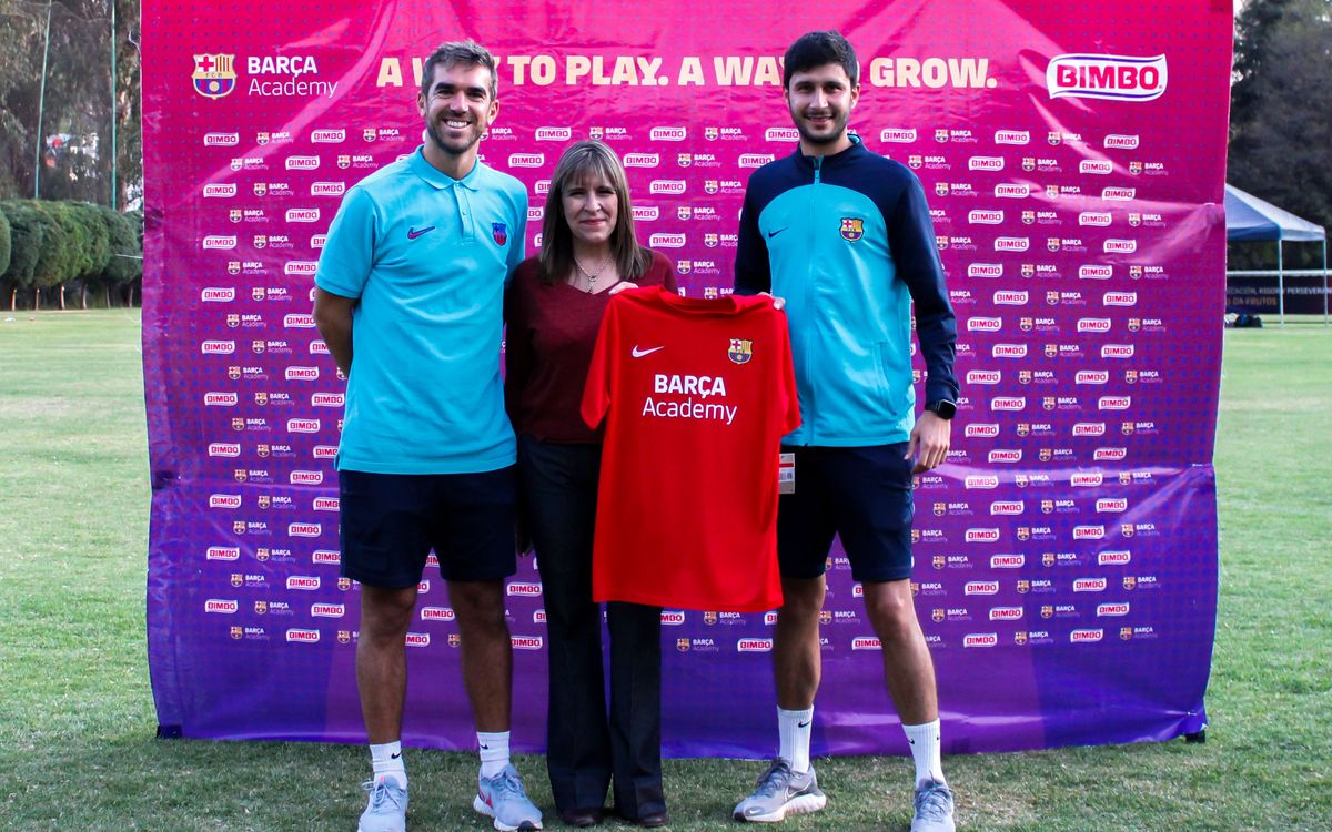 Bimbo, nou patrocinador de la Barça Academy CDMX