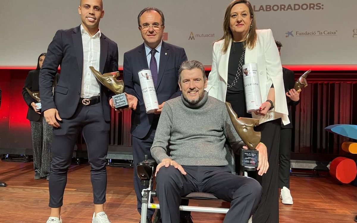 El FC Barcelona y el Fútbol Sala culé, premiados en la 26ª edición de la Festa de l’Esport Català